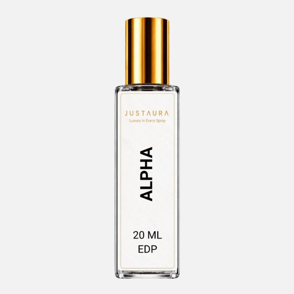 Alpha Pocket Perfume 20ml – Sweet Spicy Vanilla Unisex EDP | Bergamot, Cinnamon & Vanilla | JustAura