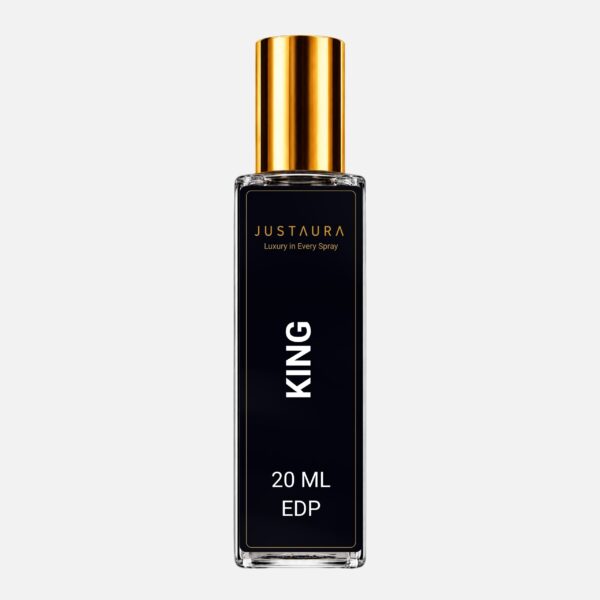 King Pocket Perfume 20ml – Black Rose Oud EDP for Men | Sandalwood & Leather | JustAura